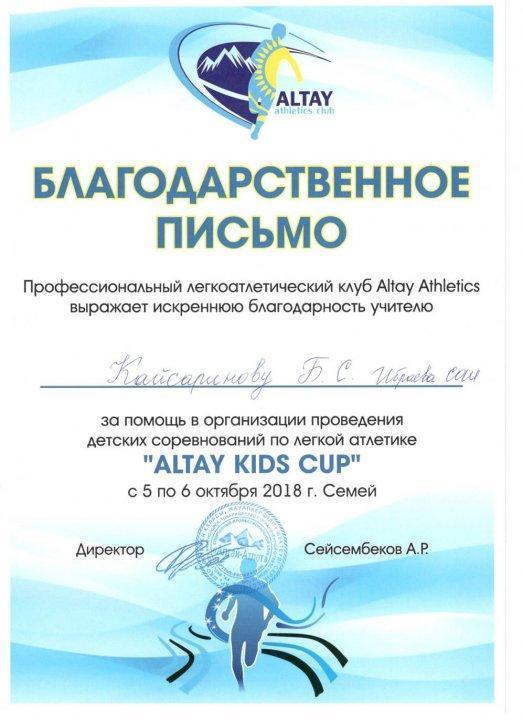 "ALTAY CID CUBS"